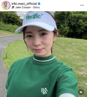 入来茉里さんのインスタグラム（＠iriki.mari_official）より