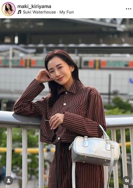 桐山マキさんのインスタグラム（＠maki_kiriyama）より