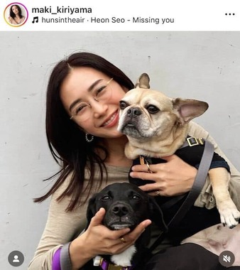 桐山マキさんのインスタグラム（＠maki_kiriyama）より