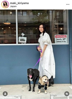 桐山マキさんのインスタグラム（＠maki_kiriyama）より