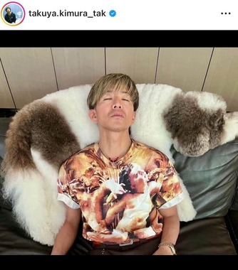 木村拓哉さんのインスタグラム（＠takuya.kimura_tak）より