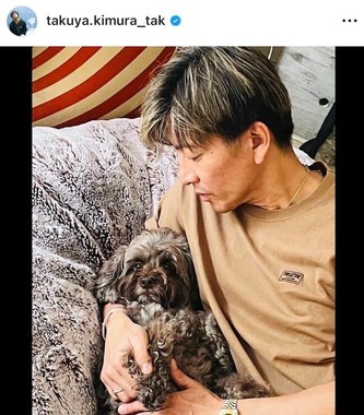 木村拓哉さんのインスタグラム（＠takuya.kimura_tak）より