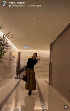 葉月里緒奈さんのインスタグラム（＠riona_hazuki）より