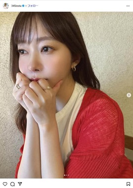 指原莉乃さんのインスタグラム（＠345insta）より