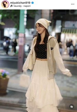 渡辺美優紀さんのインスタグラム（＠miyukichan919）より