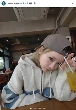 重盛さと美さんのインスタグラム（＠satomi_shigemori）より
