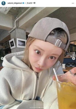 重盛さと美さんのインスタグラム（＠satomi_shigemori）より