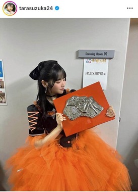 「FRUITS ZIPPER」鎮西寿々歌さんのインスタグラム（＠yuka_kinoshita_0204）より