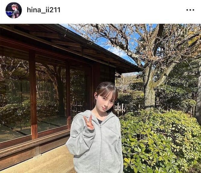 菊池日菜さんのインスタグラム（＠hina_ii211）より