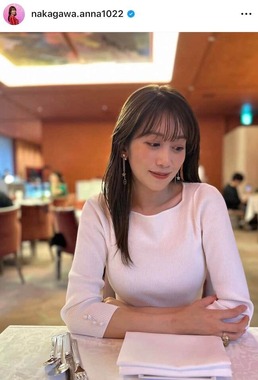 中川安奈さんのインスタグラム（＠nakagawa.anna1022）より