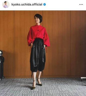 内田恭子さんのインスタグラム（＠kyoko.uchida.official）より