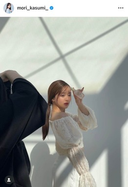 森香澄さんのインスタグラム（＠mori_kasumi_）より