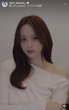 森香澄さんのインスタグラム（＠mori_kasumi_）より
