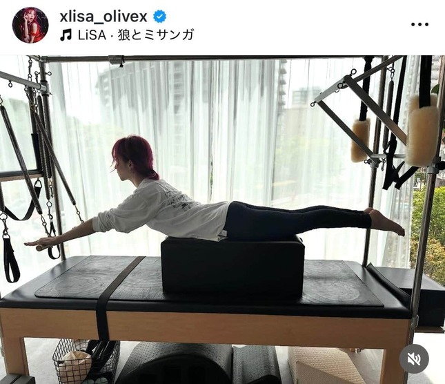 LiSAさんのインスタグラム（＠xlisa_olivex）より