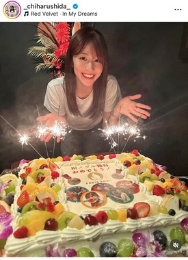 バースデーショット（本人インスタグラムより）