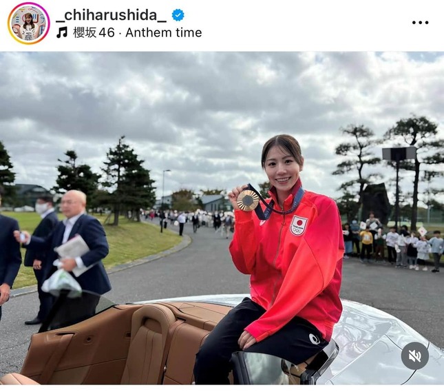 銅メダルを獲得（本人インスタグラムより）