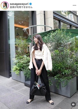 笹川友里さんのインスタグラム（＠sasagawayuri）より