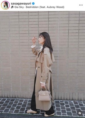 笹川友里さんのインスタグラム（＠sasagawayuri）より