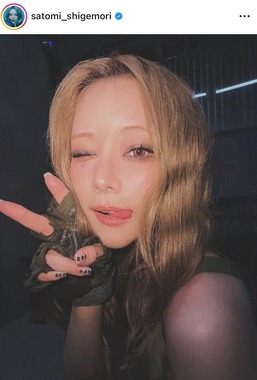 重盛さと美さんのインスタグラム（＠satomi_shigemori）より
