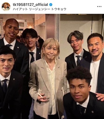 小室哲哉さんのインスタグラム（＠tk19581127_official）より