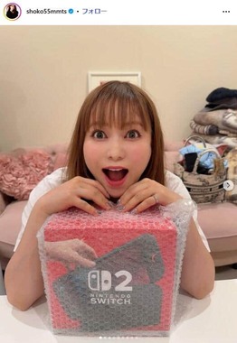 中川翔子さんのインスタグラム（＠shoko55mmts）より