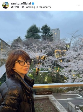 伊藤蘭さんのインスタグラム（＠ranito_official）より