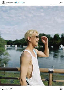 佐野岳さんのインスタグラムより（gaku_sano_09）