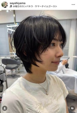 檜山沙耶さんのインスタグラム（＠sayahiyama）より