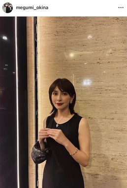 奥菜恵さんのインスタグラム（＠megumi_okina）より