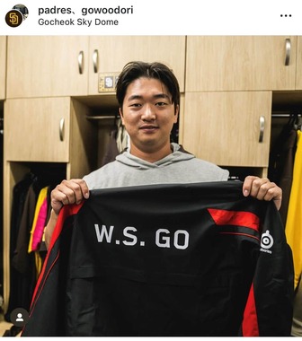 コ・ウソク選手（本人インスタグラムより）