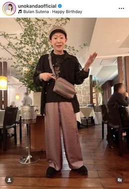 神田うのさんのインスタグラム（＠unokandaofficial）より