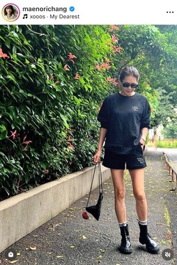 前田典子さんのインスタグラム（＠maenorichang）より