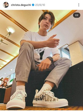 出口クリスタ選手のインスタグラム（＠christa.deguchi）より