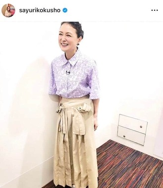 国生さゆりさんのインスタグラム（＠sayurikokusho）より