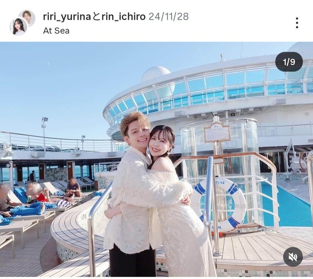 ゆりなさんのインスタグラム（＠riri_yurina）より