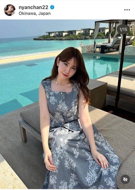 小嶋陽菜さんのインスタグラム（＠nyanchan22）より