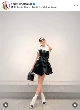 アンミカさんのインスタグラム（＠ahnmikaofficia）より
