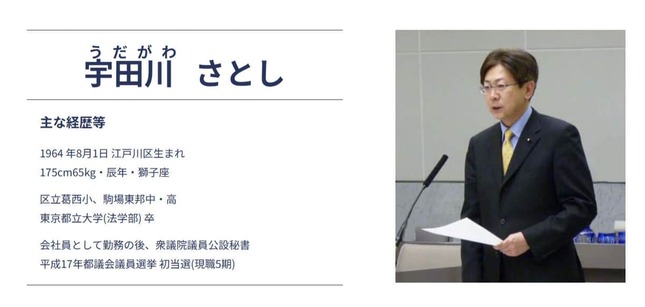 宇田川聡史氏の公式サイトより