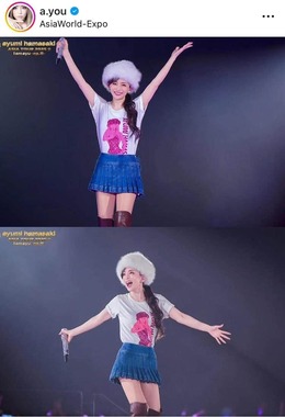 浜崎あゆみさんのインスタグラム（＠a.you）より