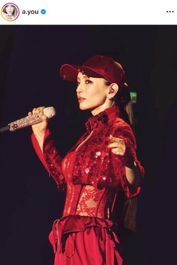 浜崎あゆみさんのインスタグラム（＠a.you）より
