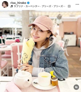 平子理沙さんのインスタグラム（＠risa_hirako）より