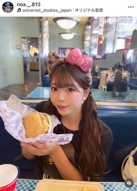 衣笠乃愛さんのインスタグラム（＠noa._.813）より