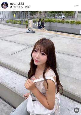 衣笠乃愛さんのインスタグラム（＠noa._.813）より