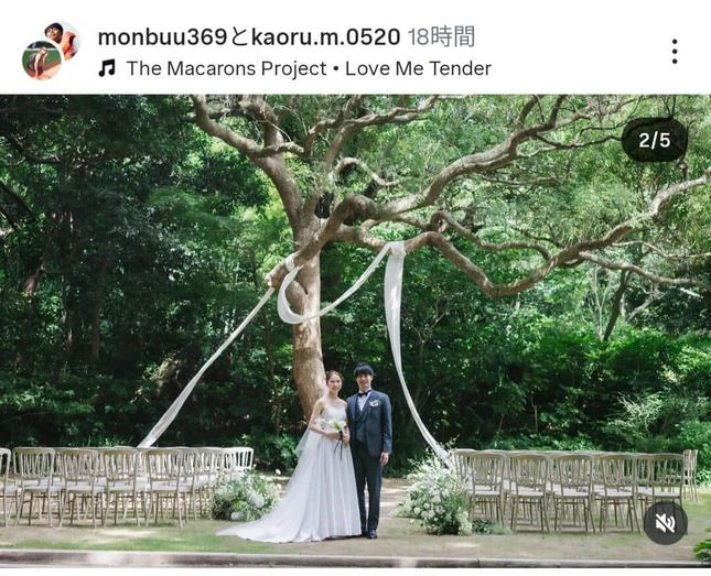 剱持クリア選手のインスタグラム（＠monbuu369）より