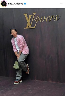 平野紫耀さんのインスタグラム（＠sho_h_desyo）より