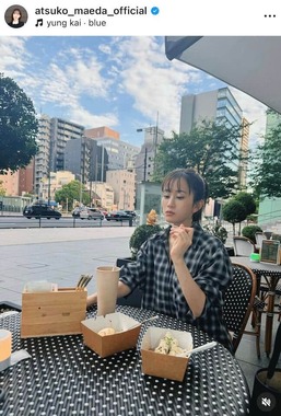 前田敦子さんのインスタグラム（＠atsuko_maeda_official）より