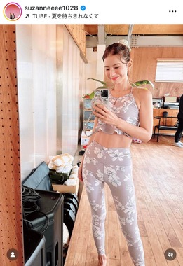スザンヌさんのインスタグラム（＠suzanneeee1028）より