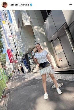 華原朋美さんのインスタグラム（＠tomomi_kakala）より
