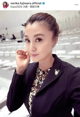 藤原紀香さんのインスタグラム（＠norika.fujiwara.official）より