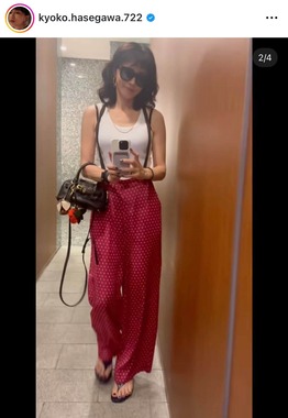長谷川京子さんのインスタグラム（＠kyoko.hasegawa.722）より